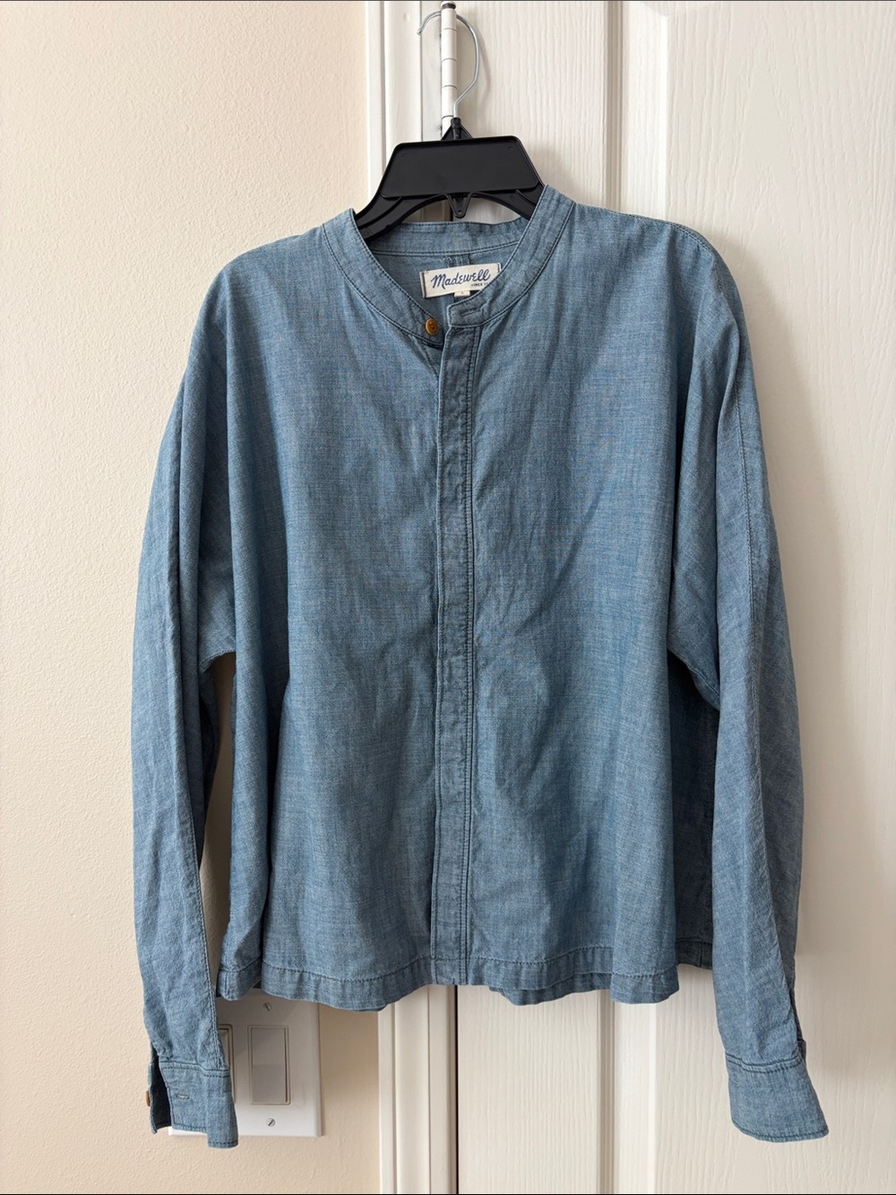 Madewell Light Wash Denim Shirt